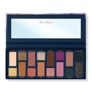 Too Faced Cosmic Crush eyeshadow palette has 16 rich&galaxy-inspired shades, NIB